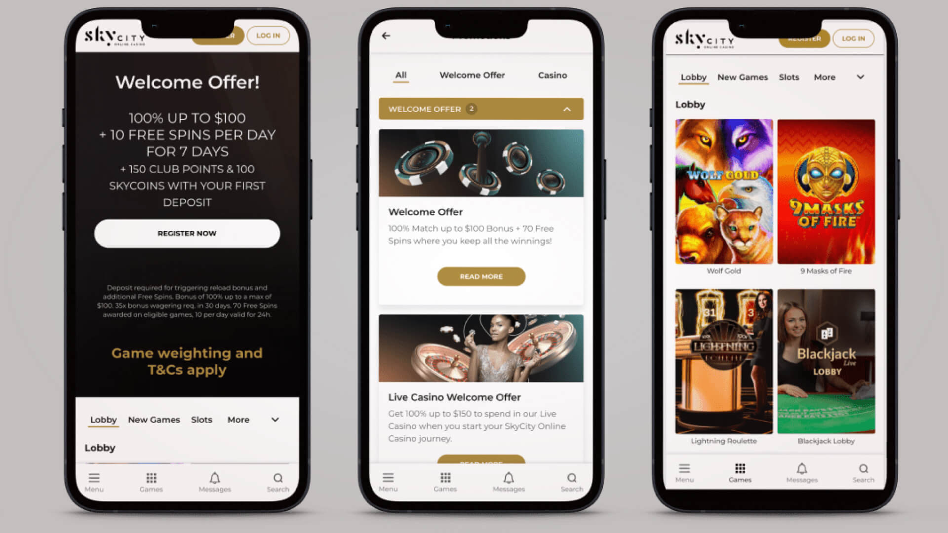 SkyCity Casino for mobile devices