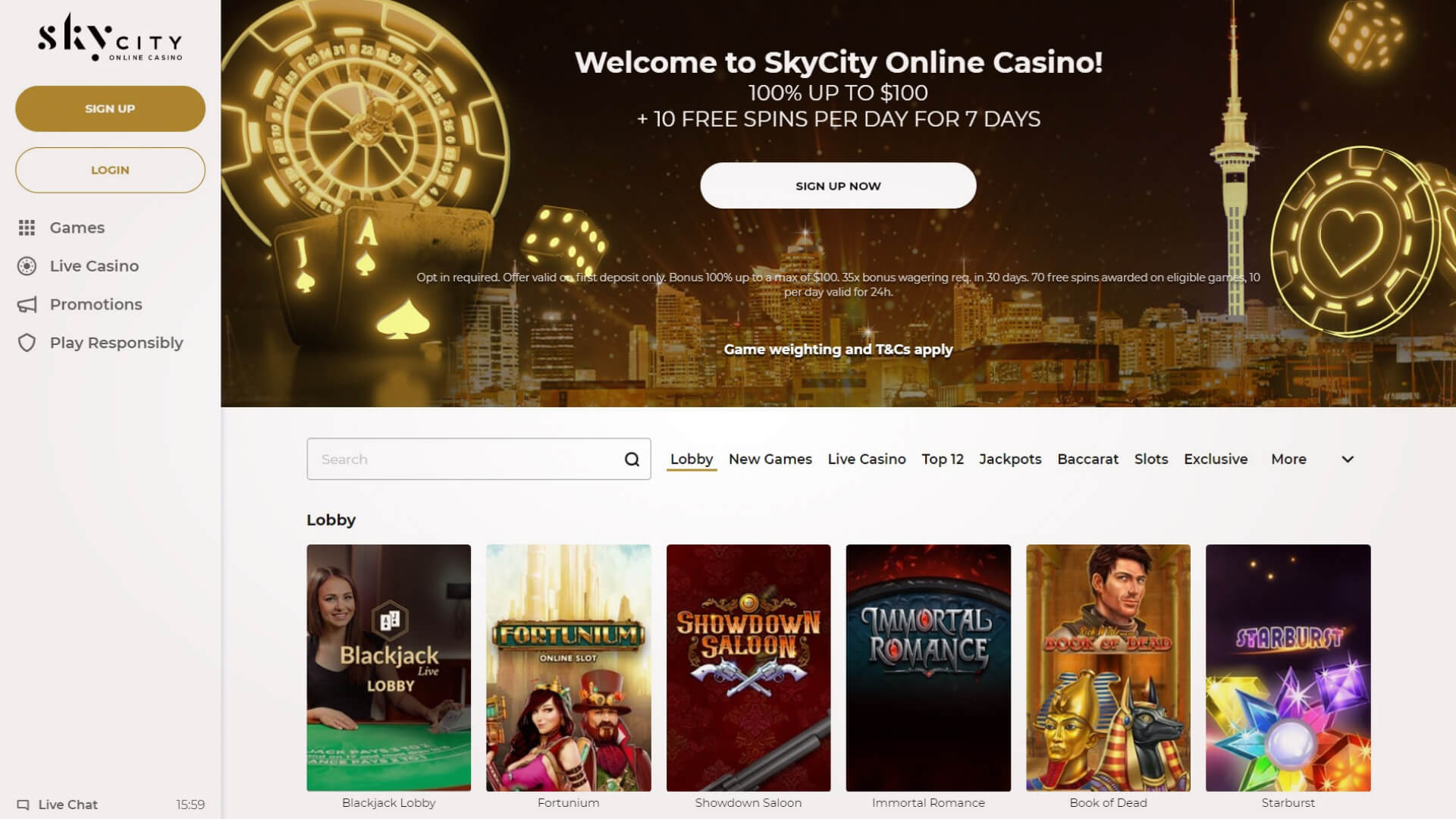 About Skycity Online Casino