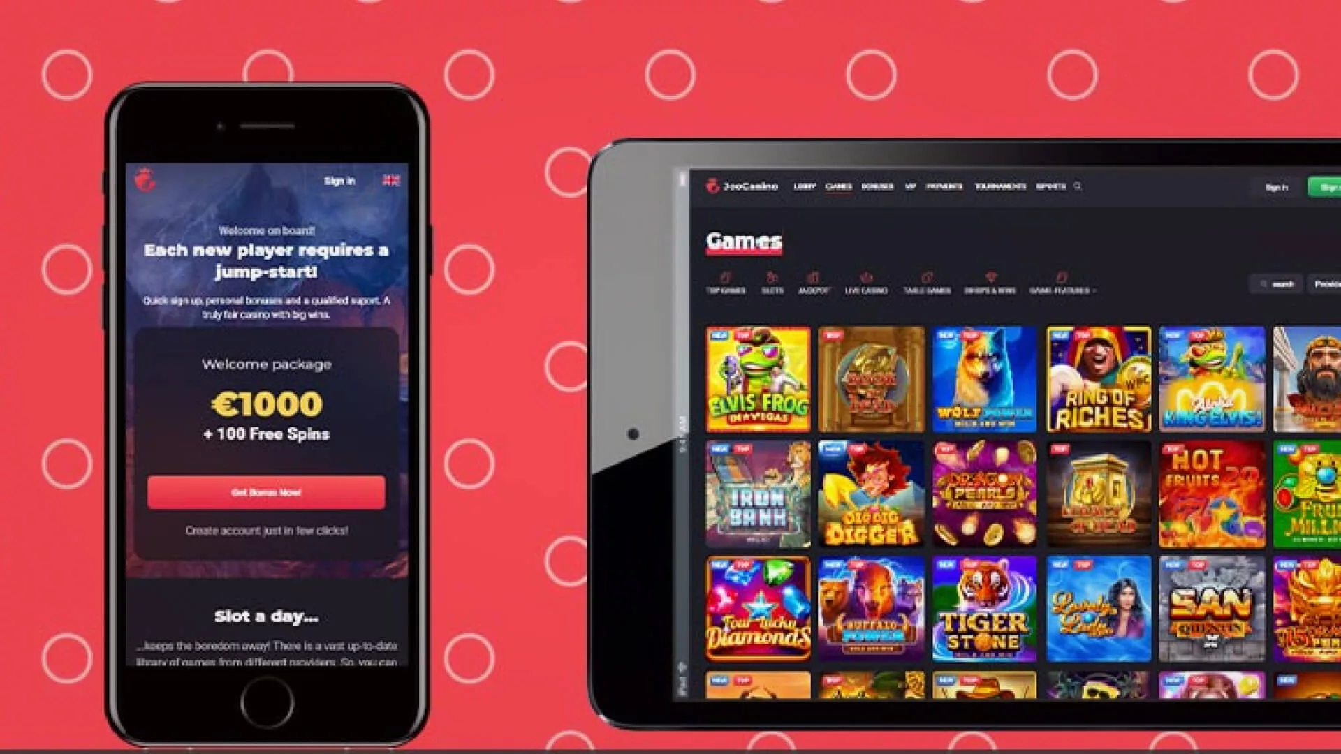 Joo casino Mobile Gaming