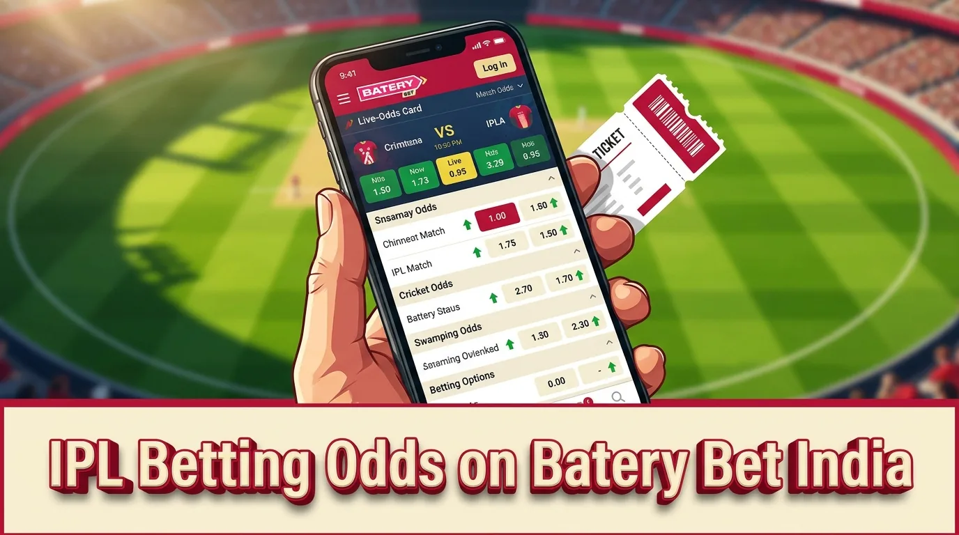 IPL Betting Odds on Batery Bet India